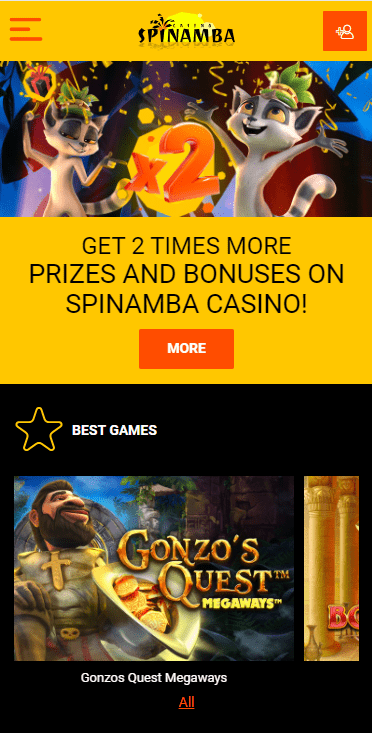 Mobile Version Spinamba Casino