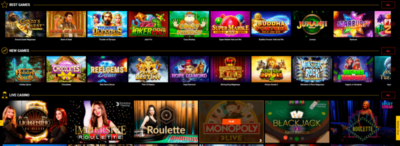 Games Spinamba Casino